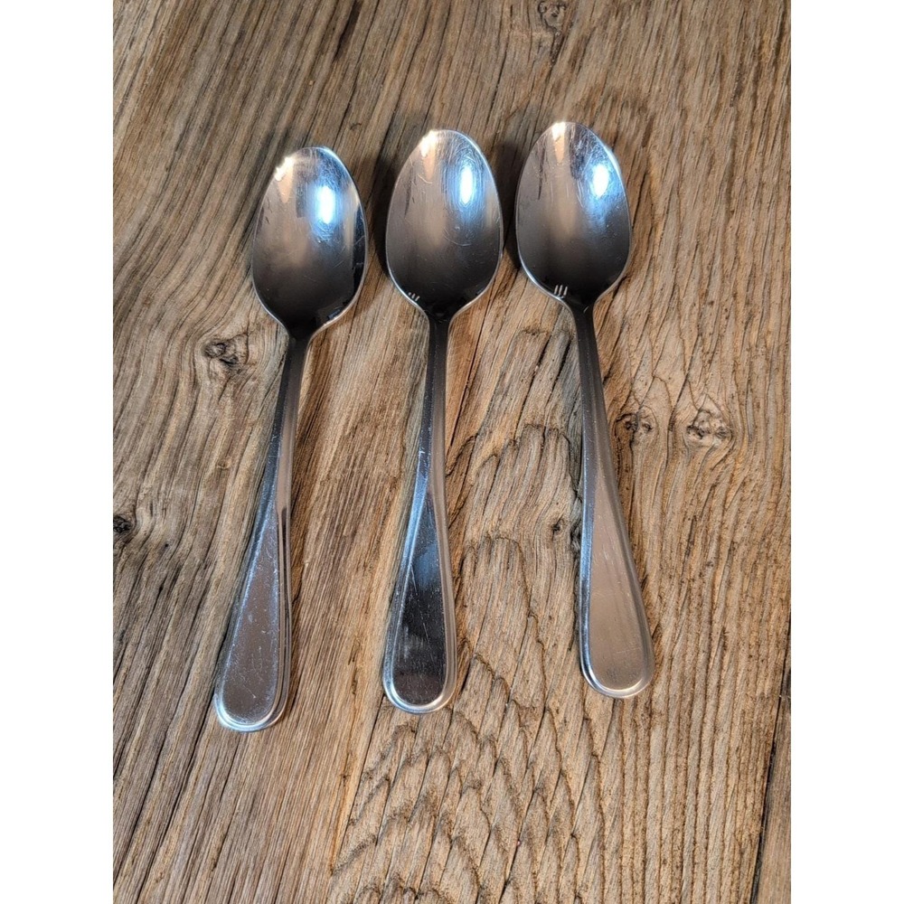 Mikasa Bravo Stainless Glossy 3 Soup Spoons 3 Pieces